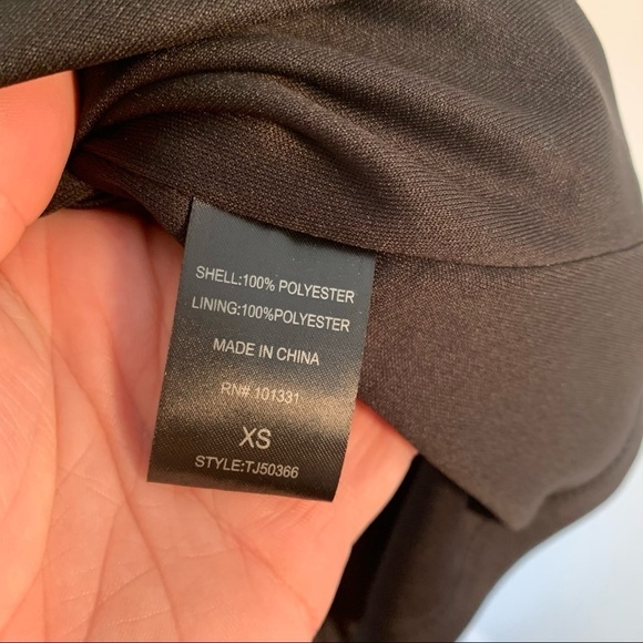 Charlotte Russe Chain Back Tank Top Black Gold - Picture 6 of 9